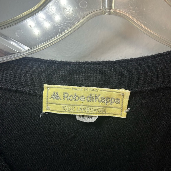 Vintage Robe di Kappa 100% lambswool button up cardigan - Picture 2 of 9